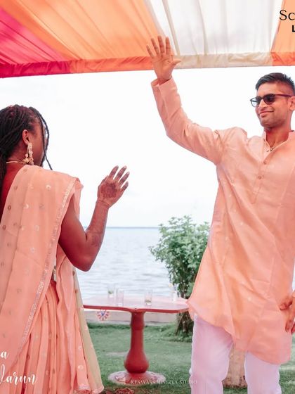 Crimson and Cherry - Full-Service Wedding Planning & Execution Vibrant Sangeet & Mehendi Nights photo 22