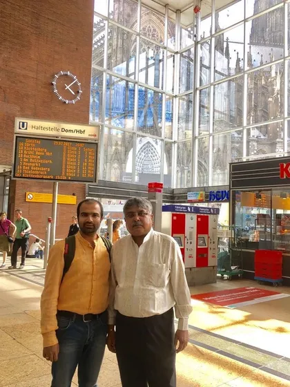 Another memory from my time with my Guru in Germany. These moments of travel and conversation were as much a part of my learning as the formal lessons.