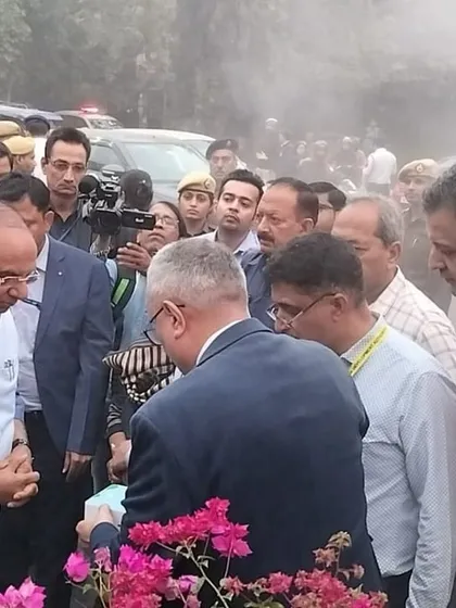 This wider view shows the engagement during the project launch event. My goal is to work together with city authorities and communities, building 'bharosa' (trust) through transparent and effective solutions for urban pollution control.