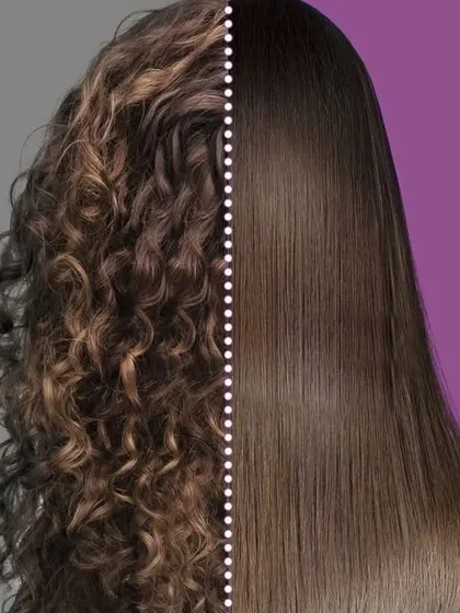 This is the result I promise: a transformation from frizzy and unmanageable to sleek, smooth, and straight. My treatments are designed to repair your hair while giving you the beautiful, low-maintenance look you've always wanted.