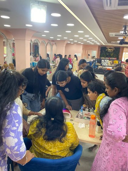 Asmitha Makeover Artistry - Nail Services & Training Professional Nail Art Course photo 19