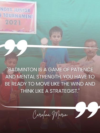 Ram Badminton Academy - Badminton Coaching Programs The Champion's Mindset photo 9