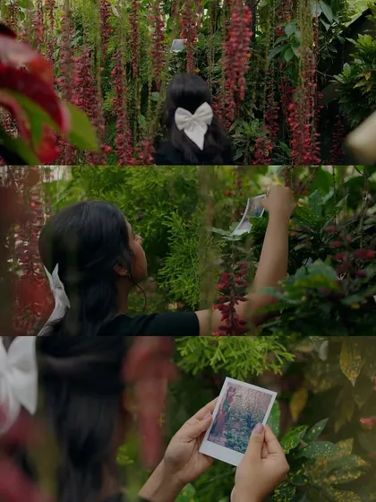 More frames from the "Bhavachitrave" video, finding memories tucked away in nature. The visual aesthetic was designed to match the song's nostalgic and gentle mood.