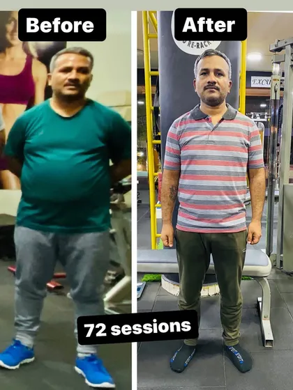 This is the result of our 72-session Deep Dive package. A major transformation like this takes time, commitment, and a solid plan covering both exercise and diet. I'm so proud of the dedication shown here.
