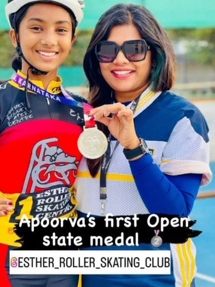 A huge congratulations to Apoorva on her first Open State medal. This is a special milestone in any skater's journey.