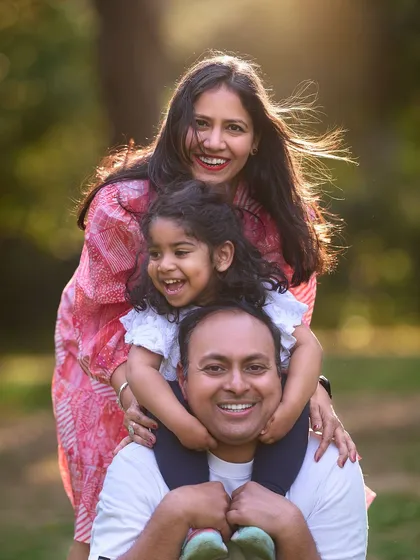 Family sessions are all about capturing the love and laughter you share. I focus on creating relaxed, fun moments like this one, resulting in natural family portraits you will cherish forever.