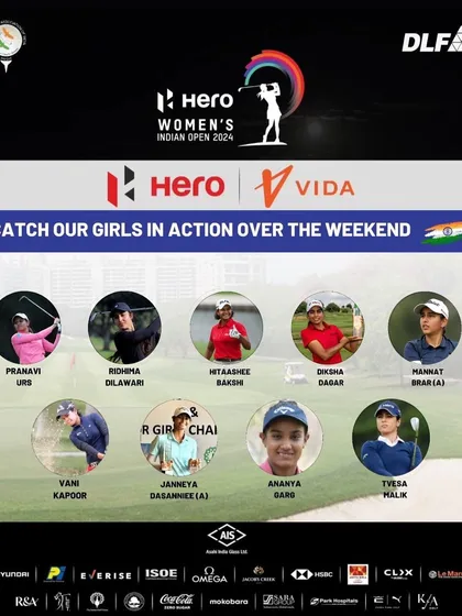 We encourage our community to support our girls in action at the Hero Women's Indian Open. This event showcases India's rising stars on the Ladies European Tour.