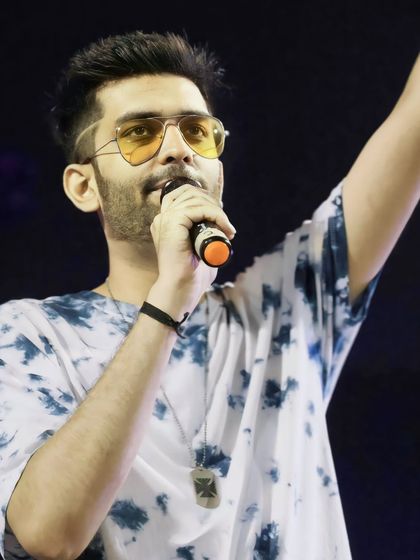 A candid shot of me speaking with passion. Whether it's a keynote or hosting, my goal is to entertain, educate, and inspire.