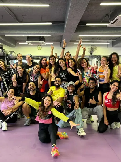 My Zumba fam! This picture says it all. We are a community of all ages and fitness levels, coming together to dance, get fit, and just be happy. Nazar na lage to this amazing squad!