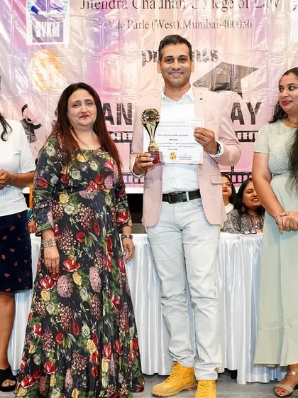 Receiving the first place award for a Wildlife Photography Competition from the Green Club at SVKM's JCCL. It's always wonderful to be appreciated for the work I am so passionate about.