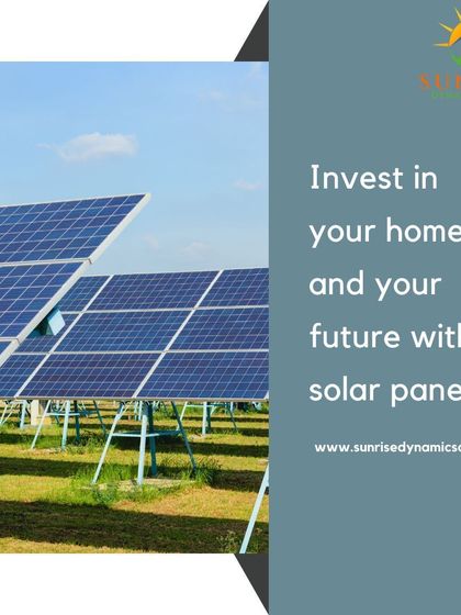Investing in solar panels is an investment in your home and your future. It's a tangible step towards energy independence and sustainability.