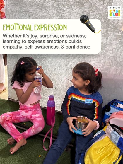 Learning to express emotions like joy, surprise, or sadness builds empathy and self-awareness. Our drama and communication activities help children explore and understand their feelings.
