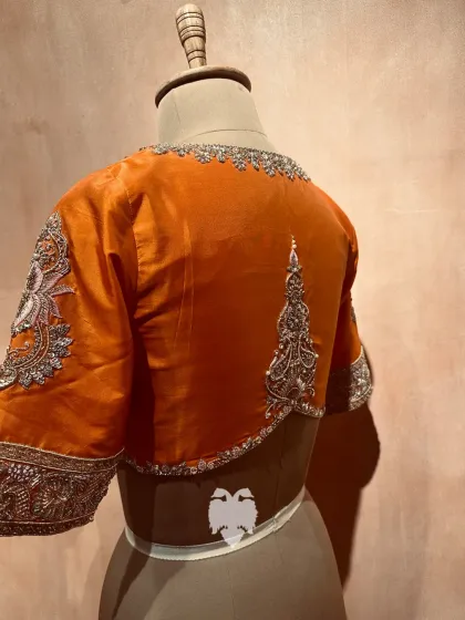 Blouse House by Mahitha Prasad - Custom Blouse Design & Embroidery A Closer Look: The Art of Embroidery photo 9