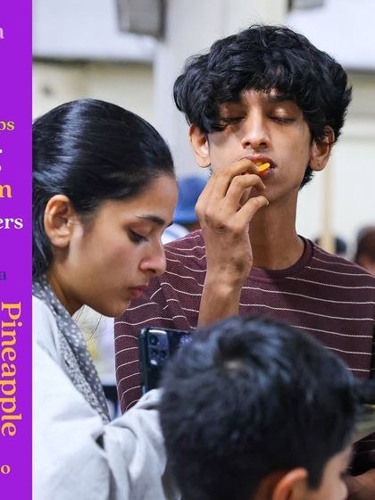 Youngsters trying out our pickles at the Fermentation show. We love converting people who say they're "not a pickle person."