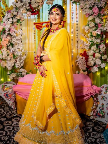 The Trendy Party - Wedding & Pre-Wedding Event Decoration Vibrant Haldi & Mehendi Setups photo 88