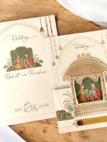 House Of Cards - Custom Wedding Invitations Intricate Laser-Cut & 3D Designs photo 28