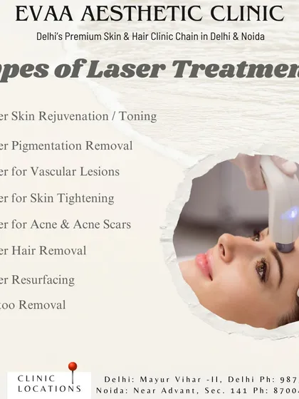 An overview of the comprehensive laser treatments we offer. From skin rejuvenation and pigmentation removal to hair and tattoo removal, we utilize specific laser technologies to target a wide array of aesthetic concerns.
