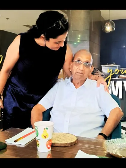 A heartwarming moment between a daughter and her hero. My parties often become a space for beautiful family connections and creating cherished memories.