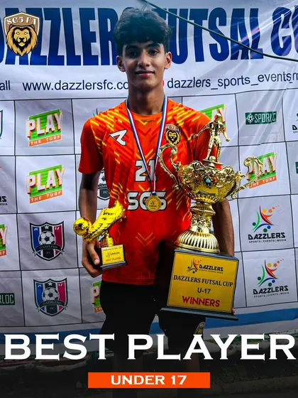 The standout performer. Our Under 17 player was named Best Player of the tournament for his exceptional skill and impact on the game.