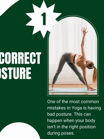 Mistake #1: Incorrect posture. Proper alignment is crucial for safety and effectiveness.
