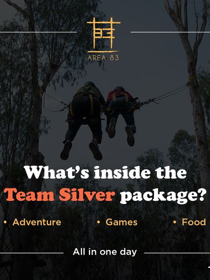 Wondering what's inside the Team Silver package? It's a full day of adventure, games, and food.