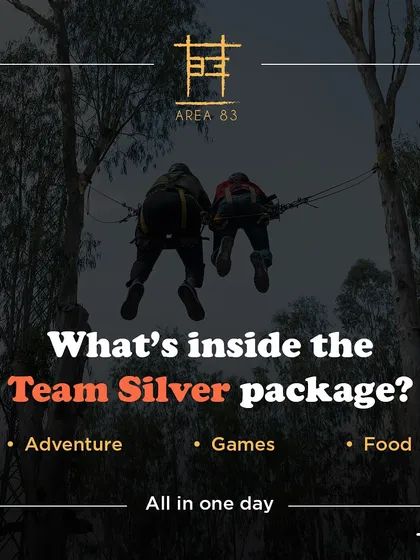 Wondering what's inside the Team Silver package? It's a full day of adventure, games, and food.