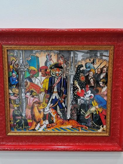 A duplicate of image 205, a surrealist collage by Beygumbano.