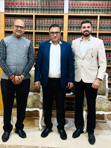 With Senior Advocate Pradeep Rai and Advocate Swapnil Bangali. The legal profession is built on relationships and mutual respect.