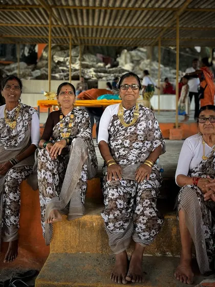 A portrait of women from the Koli community in Edvan. Capturing the lives and traditions of Mumbai's original inhabitants is a key part of my cultural documentation work.