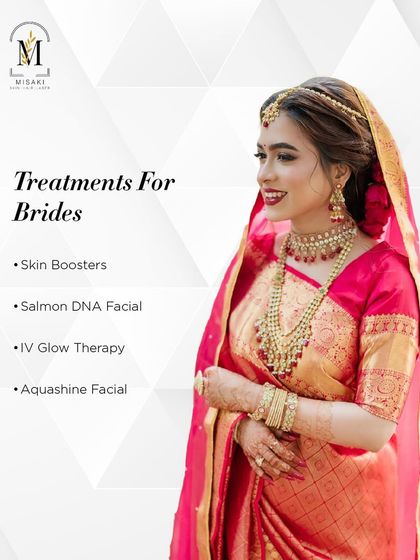 A curated list of my top treatments for brides, including Skin Boosters, Salmon DNA Facial, IV Glow Therapy, and Aquashine Facial.