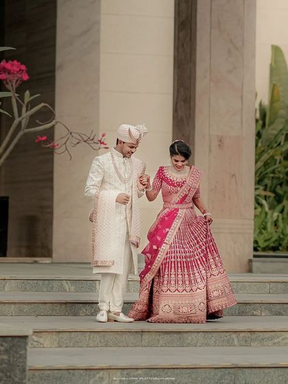 Bangalore Photographers - Pre-Wedding & Couple Photoshoots Grand Celebrations: Elegant Couple Portraits photo 31