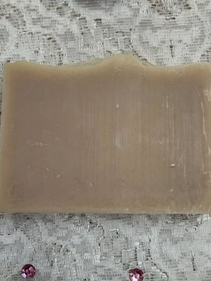 This is my limited edition 'Hoppiness' beer soap, made with real beer, cedarwood, and fir needle oils. It’s a unique bar that offers a refreshing and moisturizing cleanse.