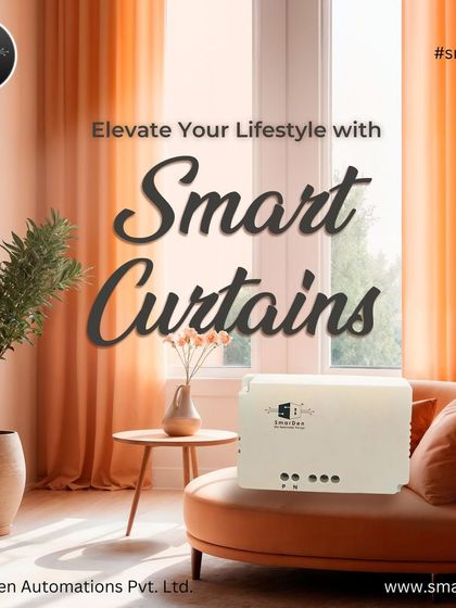 Elevate your lifestyle with smart curtains. Imagine never having to manually open or close a curtain again. Wake up to natural light and fall asleep in cozy darkness, all without lifting a finger.