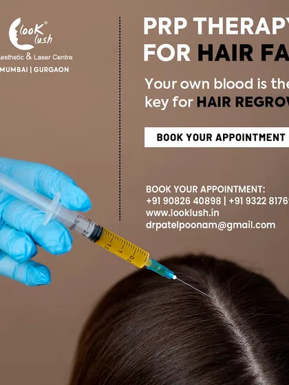 This image shows the core of my PRP hair therapy. We use your own blood's growth factors, carefully injected into the scalp, to awaken hair follicles and encourage natural regrowth. It's a safe and effective solution for hair fall.