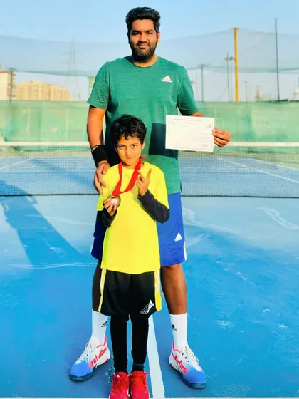 Our academy player Kiaan Hemant Rawat was the winner in the Boys Under-8 category at the Billabong NCR Open Tennis Championship. We are delighted with his performance and progress.