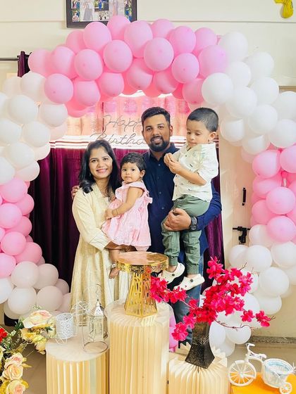 Celebrating my daughter's birthday with the whole family. These milestones are precious. Aaru puti, you are our world.
