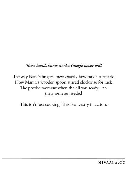 Nivaala - Recipe Preservation & Keepsakes Our Story: Why We Preserve photo 7