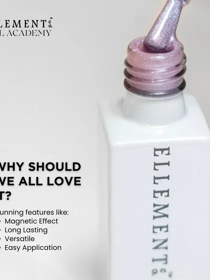 Why should we all love cat-eye gel polish? Its stunning magnetic effect, long-lasting wear, versatility, and easy application make it a favorite for both techs and clients.