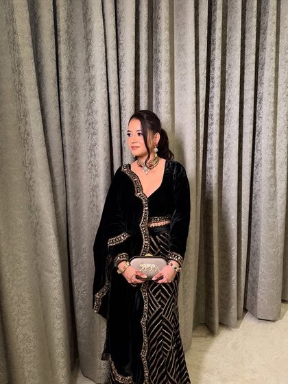 A candid shot of Shreya, looking poised and stylish.