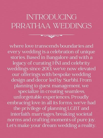 Prrathaa - Wedding Design & Styling Our Design Philosophy & Process photo 12