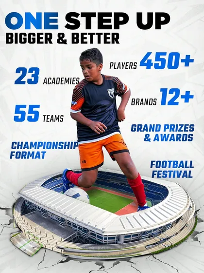 I believe in getting bigger and better every season. This is a look at the scale of my Junior Fives League, which brings together over 450 players from more than 23 academies for a professionally organized football festival with grand prizes and awards.