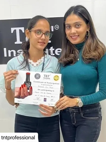 We celebrate every student's achievement. This participant is now certified after attending our advanced workshop.