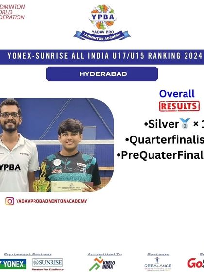 Yadav Pro Badminton Academy - Student-Athlete Development Program National & State Level Champions photo 67
