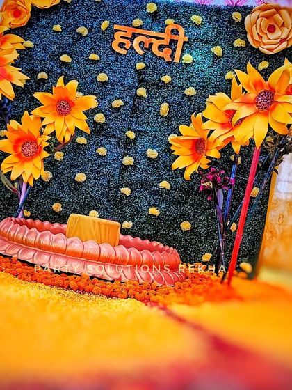 Party Solutions Rekha - Wedding Decor Vibrant Haldi & Mehendi Ceremonies photo 45