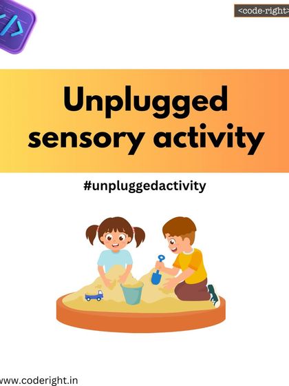 This image introduces another one of my favorite unplugged activities: a sensory safari. Using materials like sand, beans, or rice, children can go on an imaginative adventure that also teaches valuable skills.