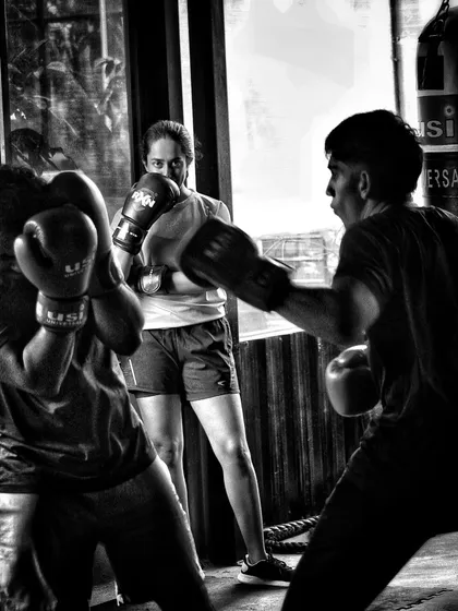 The atmosphere here is pure focus. Everyone is locked in, whether they're sparring, training, or watching. We are all here to learn and to push each other.