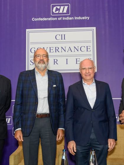 A moment from the CII Governance Series in Bengaluru, where I discussed the nuances of corporate governance in family businesses with other industry leaders.