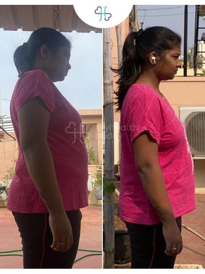 Lavanya lost 12 kgs in 12 weeks. Her journey was about gaining confidence and positive energy, not just losing weight.