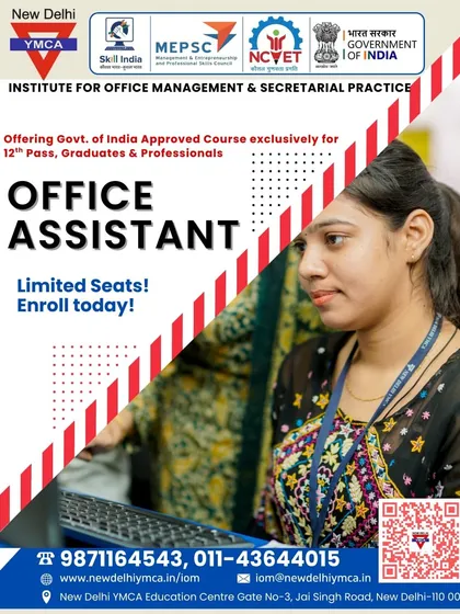 An informational poster for our Office Assistant course. This program is designed to equip you with the hands-on skills needed to excel in office administration and coordination roles.
