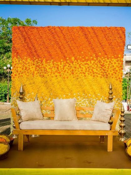 Creative&Creations - Event Decoration Vibrant Haldi & Mehendi Decor photo 31